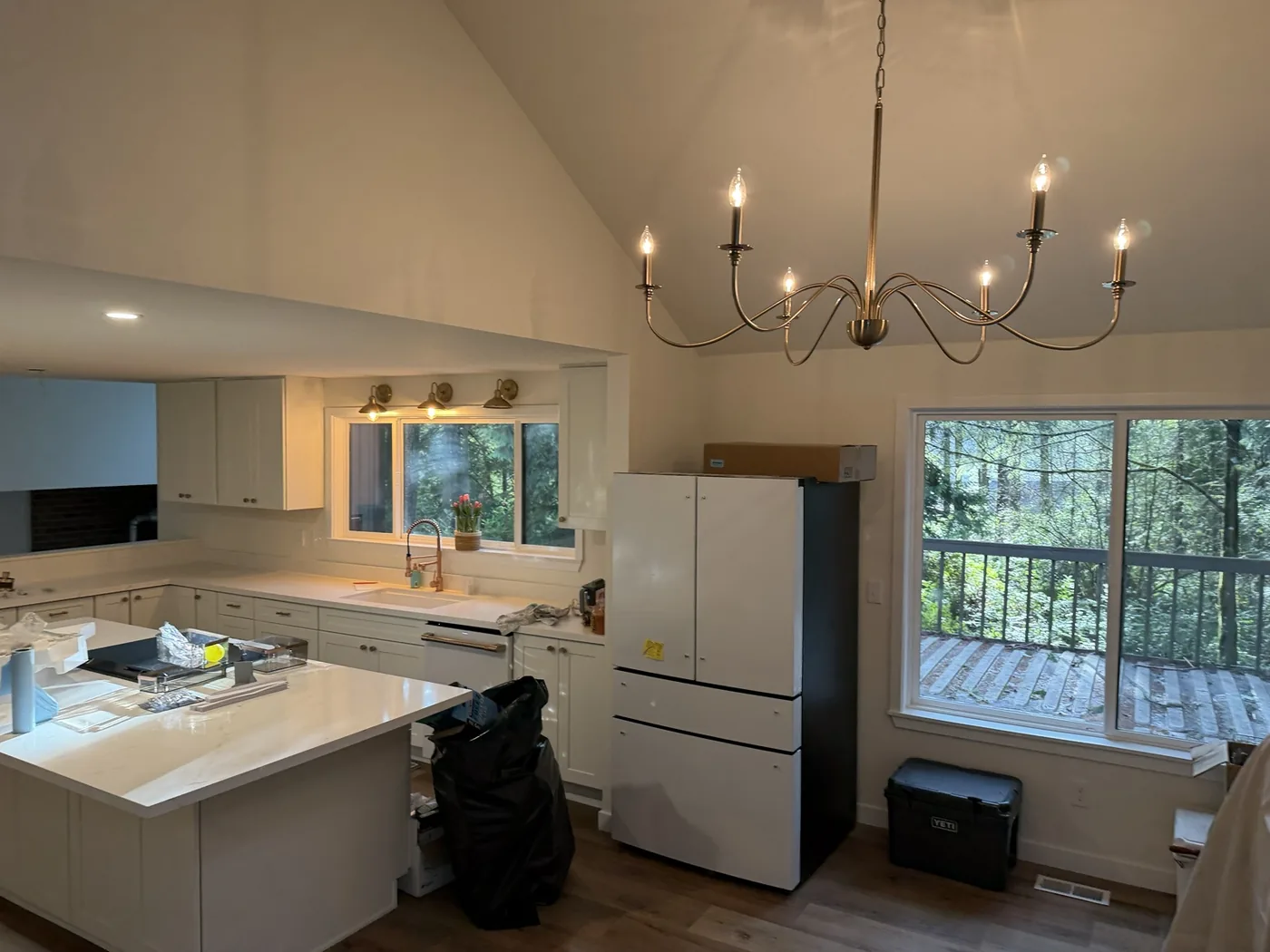 Kitchen lighting and remodel electrical