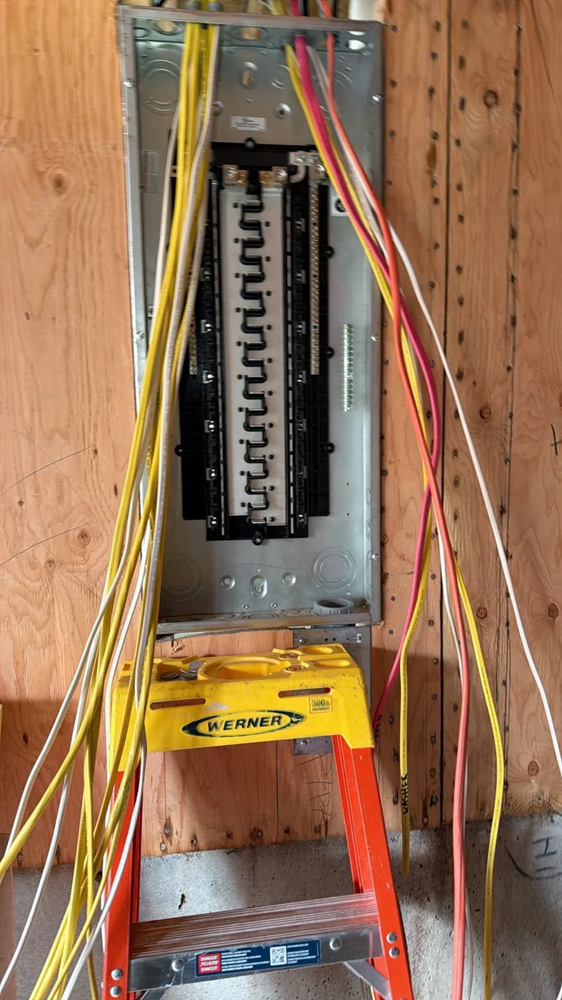 Rough-in panel wiring